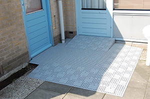 Modulaire hellingbaan - vlak met hoeken Modulaire hellingbaan - vlak met hoeken