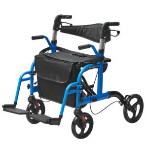 Homecare Rollator en Transportrolstoel in 1 <span class="product-subtitle"> - Met Zitting en Voetsteunen - Blauw</span> Homecare Rollator en Transportrolstoel in 1 <span class="product-subtitle"> - Met Zitting en Voetsteunen - Blauw</span>