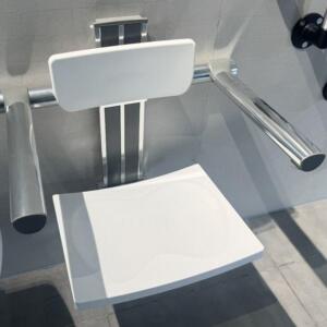 Luxe douchestoel voor aan de wand Luxe douchestoel voor aan de wand
